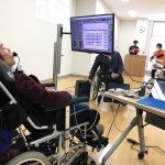 視線入力ミュージシャンのライブ